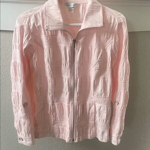 Christopher & Banks Light Pink Utility Jacket